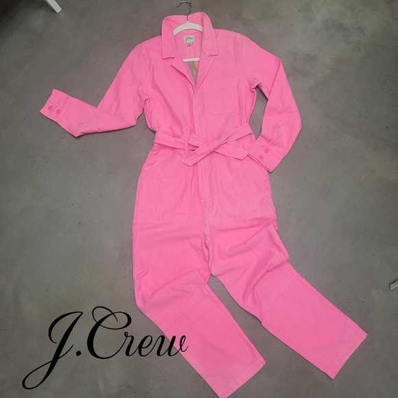 [NWT] J.Crew Garment Dyed Coverall Size 4 Petite - Picture 1 of 15